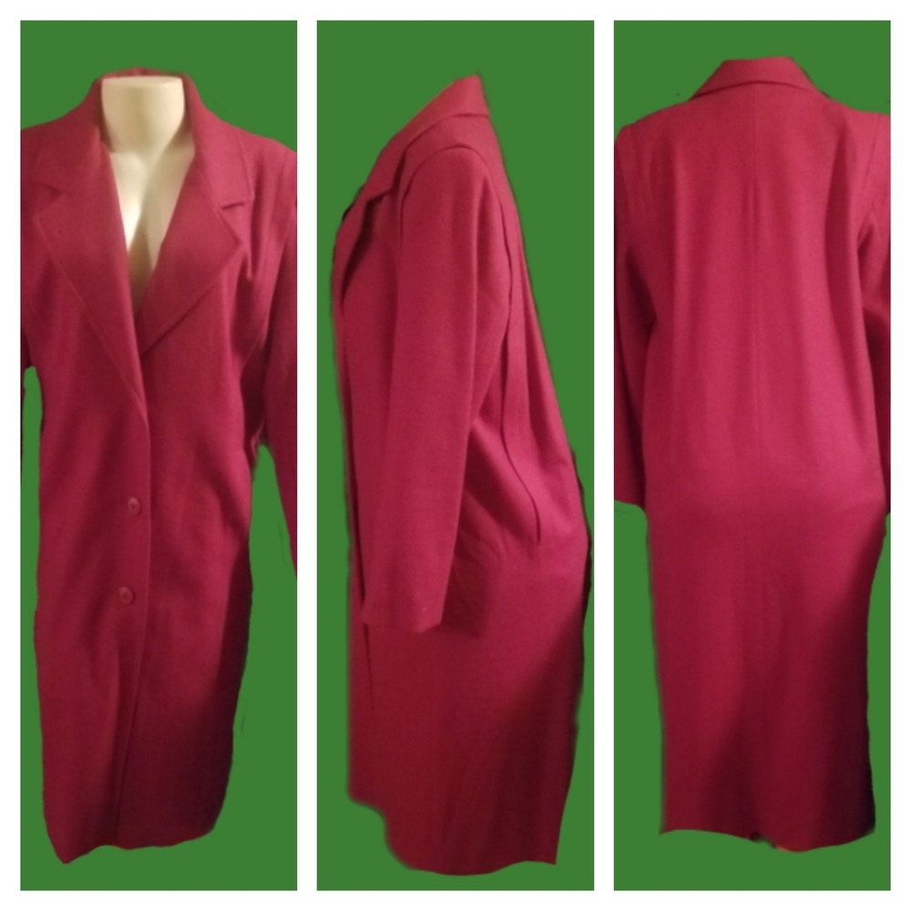 Forrani wool long winter coat size 6